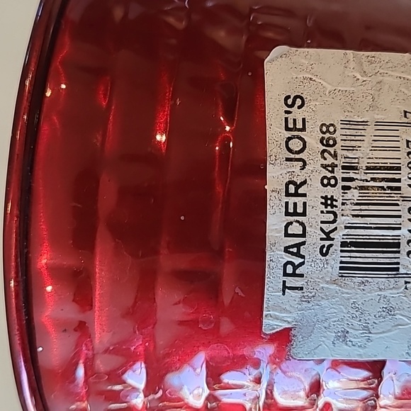 Free With Purchase Mini Red tin flower pot - Picture 3 of 3